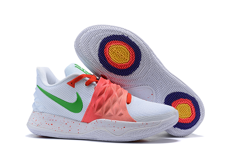 Nike Kyrie 4 Low White Orange Green Shoes